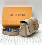 Сумка Lockme Tender Louis Vuitton серого цвета