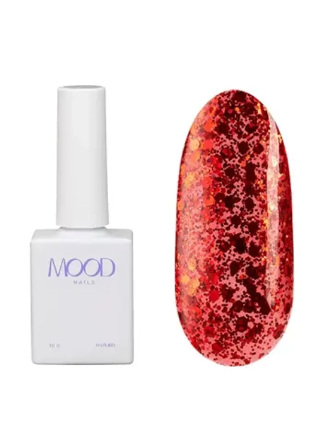 Гель-лак MOODNAIL Just shine Red, 10г