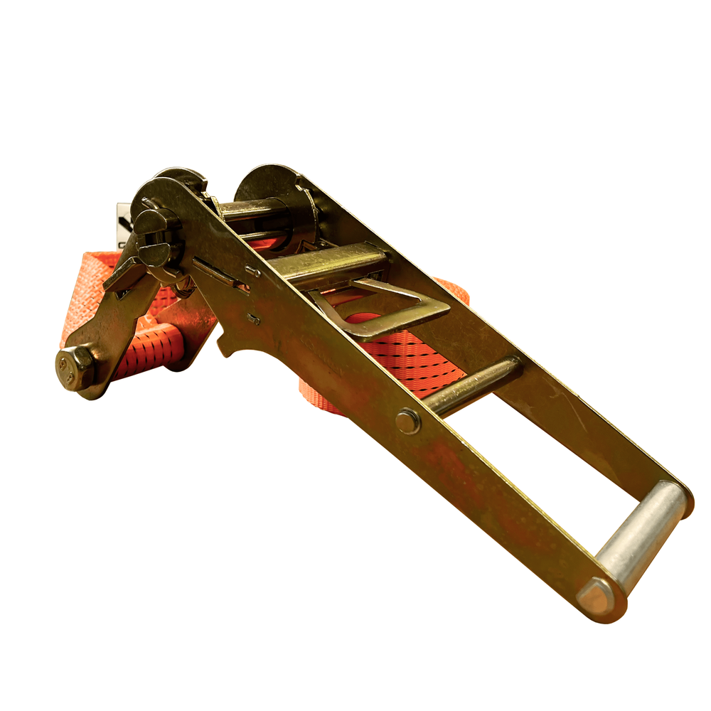 Стяжной кольцевой ремень с храповым механизмом