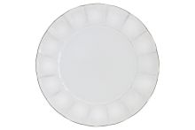 Тарелка обеденная Paris белый, 28 см