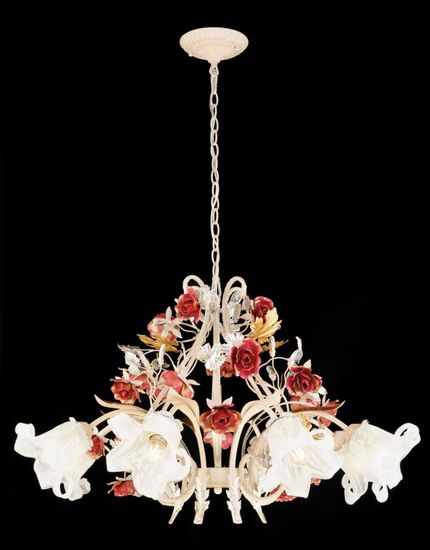 1129/8 LIGHT COFFEE+GOLD (1) Люстра Veneto Luce