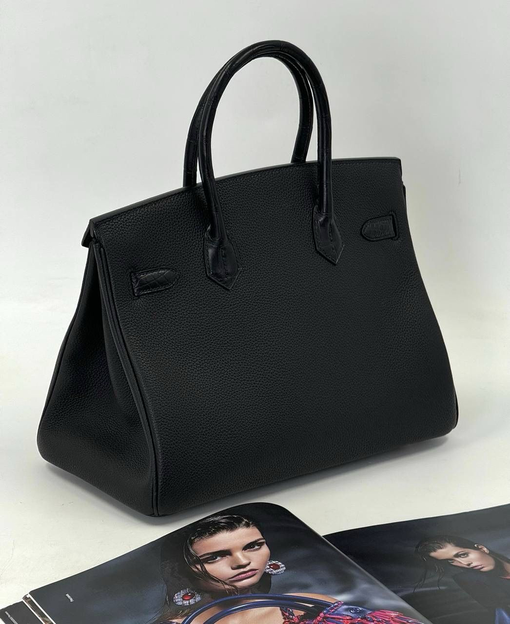 Сумка Hermes из кожи крокодила 30 см