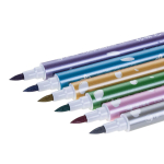 Набор текстовыделителей 6цв. металлизированные, с золотом и серебром