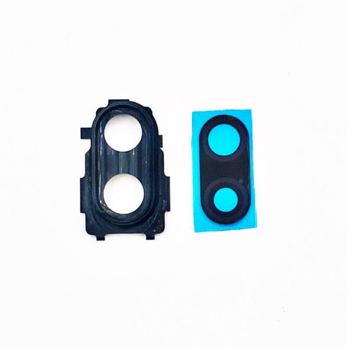 Стекло камеры Xiaomi Redmi Note 7/7 Pro в сборе с рамкой Черный