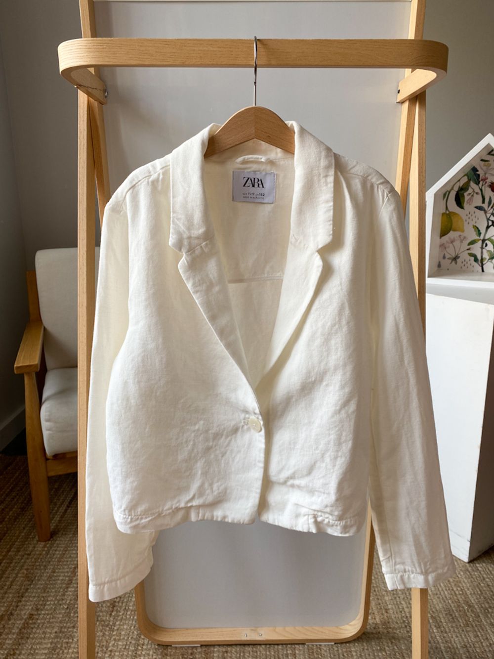Льняной жакет Zara, 152