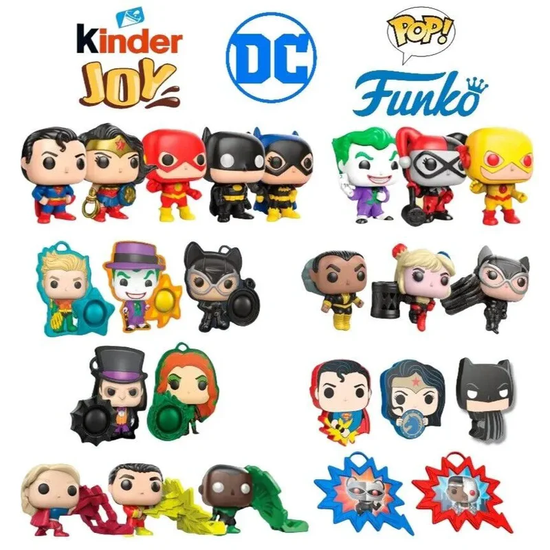 Шоколадное яйцо Kinder Joy Киндер Джой Герои DC Comics, 20 гр (Европа)