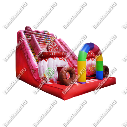 Надувная горка "Карамельная", 8*4*6 м