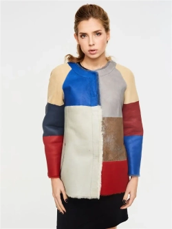 Женская шуба / натуральная / двусторонняя / Турция