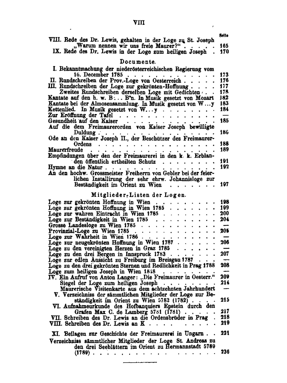 Geschichte Der Freimaurerei in Österreich Und Ungarn | Ludwig Lewis