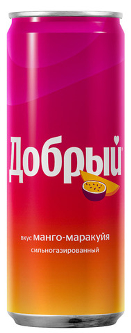 Газ вода Добрый Манго маракуйя 0,33л