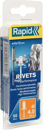 RAPID 4.0х12 мм, 50 шт, Алюминиевая заклепка (5000384)