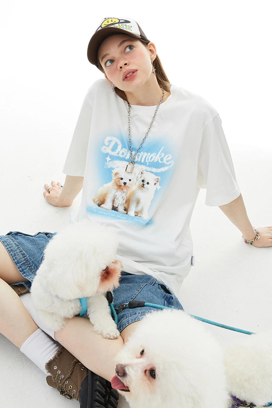 Футболка DONSMOKE "Dogs N' Kitty" Oversized Tee