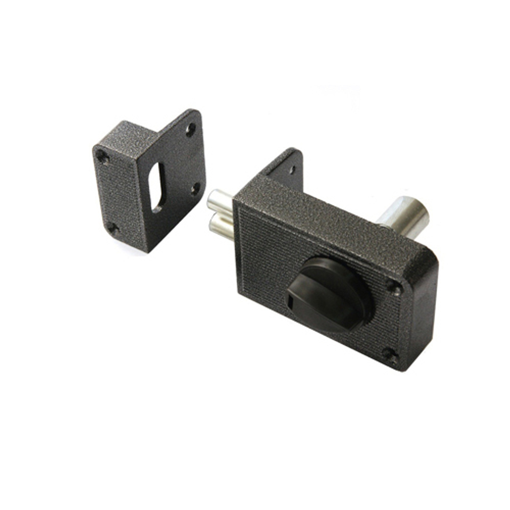 Замок накладной Зенит ЗН2-3 серебро