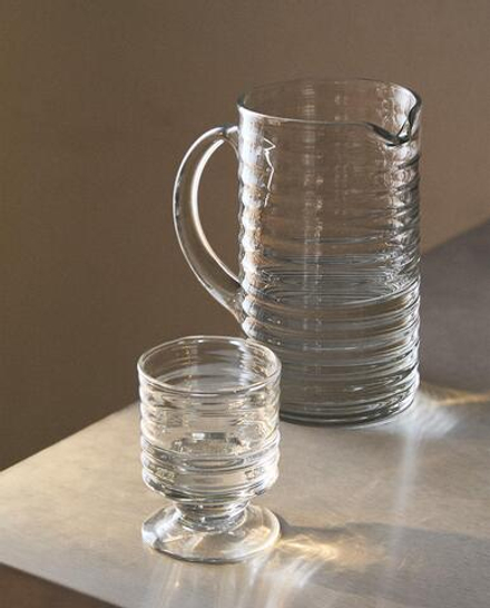 Zara Home кувшин из стекла, цвет прозрачный, 17 см