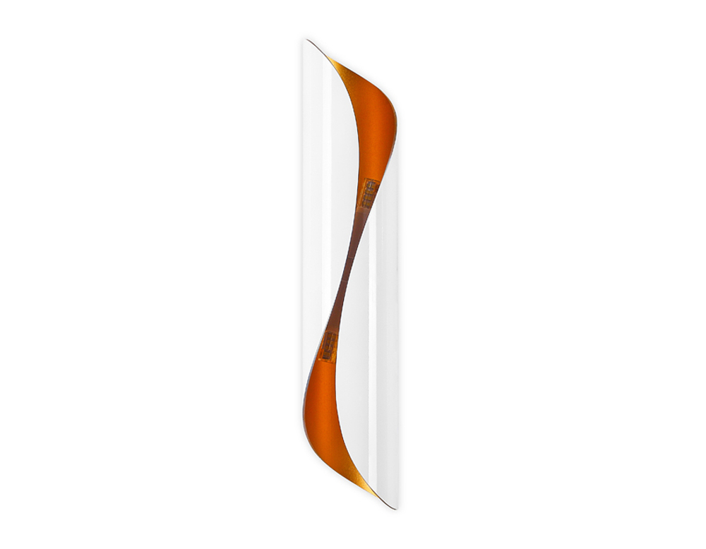 Настенный светильник FW240 WH/GD белый/золото G9/2 max 40W 400*80*100 (лампы LED G9 7W 4200K в комплекте)