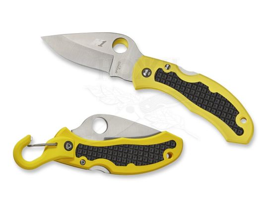 Складной нож Spyderco Snap-It C26PYL c клинком из стали H1, рукоять FRN
