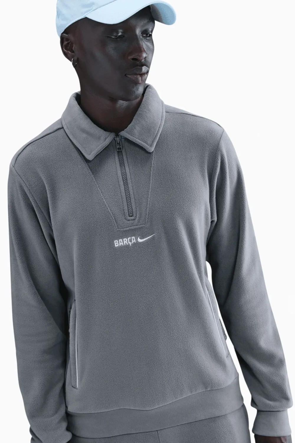 Кофта Nike FC Barcelona 25/26 Culture of Football - серый
