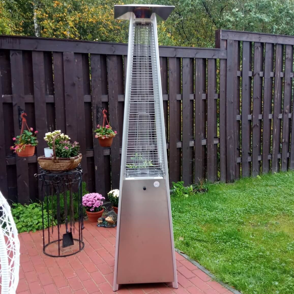 Уличный газовый обогреватель WWT 13I Stainless steel + Чехол