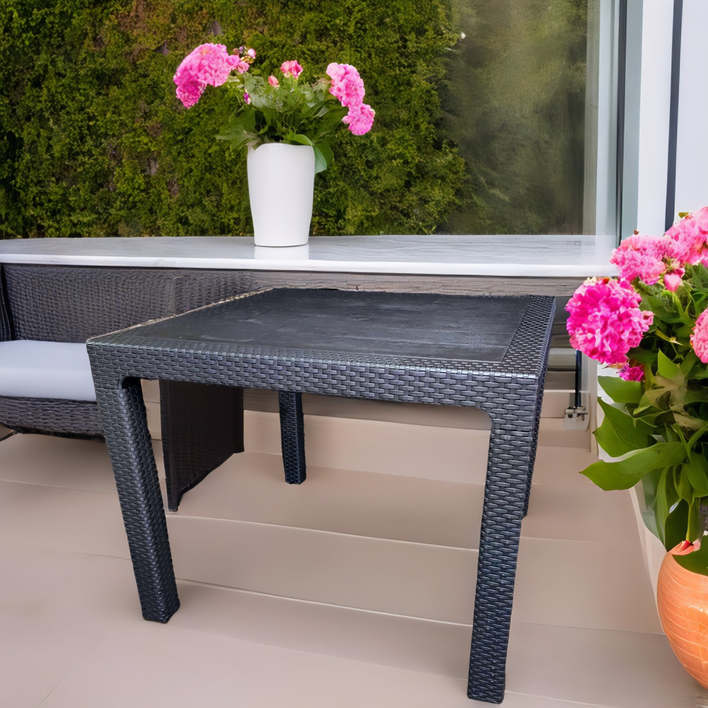 Стол квадратный 95х95 см под ротанг Калифорния «California» арт.80152