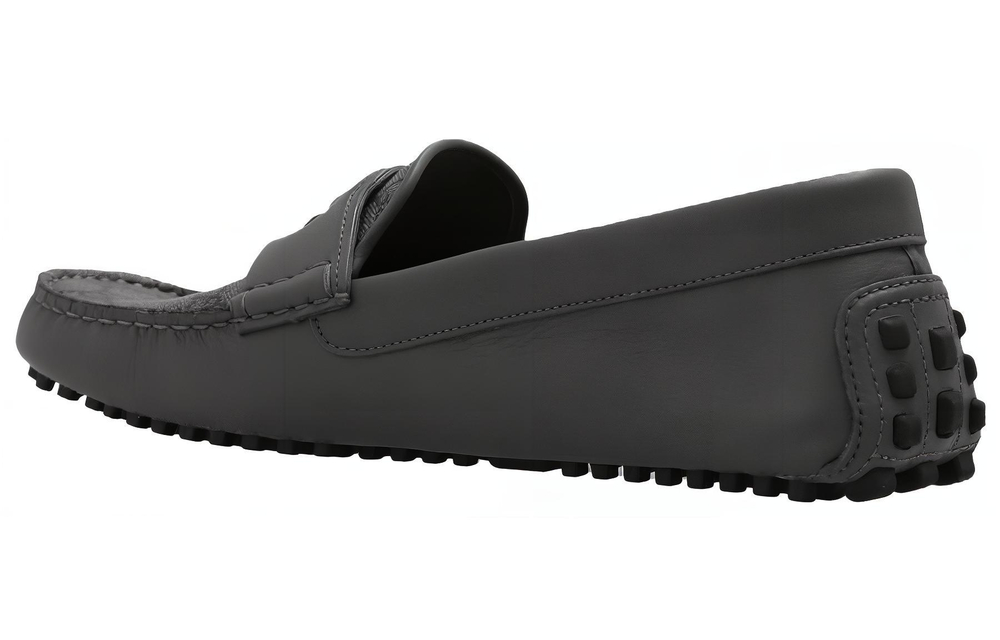 GUCCI Interlocking Gommino Loafers Men"s Gray