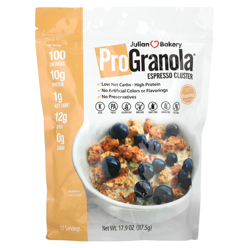 Julian Bakery, Pro Granola®, эспрессо, 507,5 г (17,9 унции)