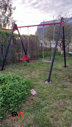 Монтаж уличных качелей Sv Sport