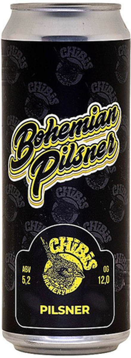 Пиво Чибис Богемиан Пилснер / Chibis Bohemian Pilsner 0.45 - банка