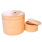 Шкатулка прямая 75*d95мм, деревянная заготовка