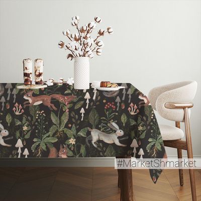 Скатерть с принтом 
