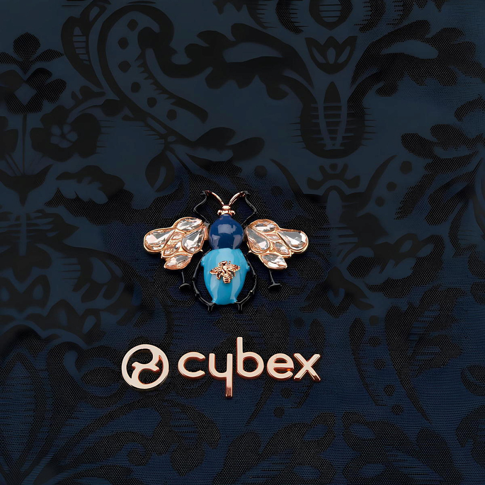 Коляска 2 в 1 Cybex Priam IV Rosegold Jewels of Nature
