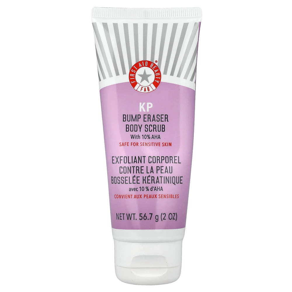 First Aid Beauty, KP Bump Eraser, скраб для тела, с 10% АГК, 56,7 г (2 унции)