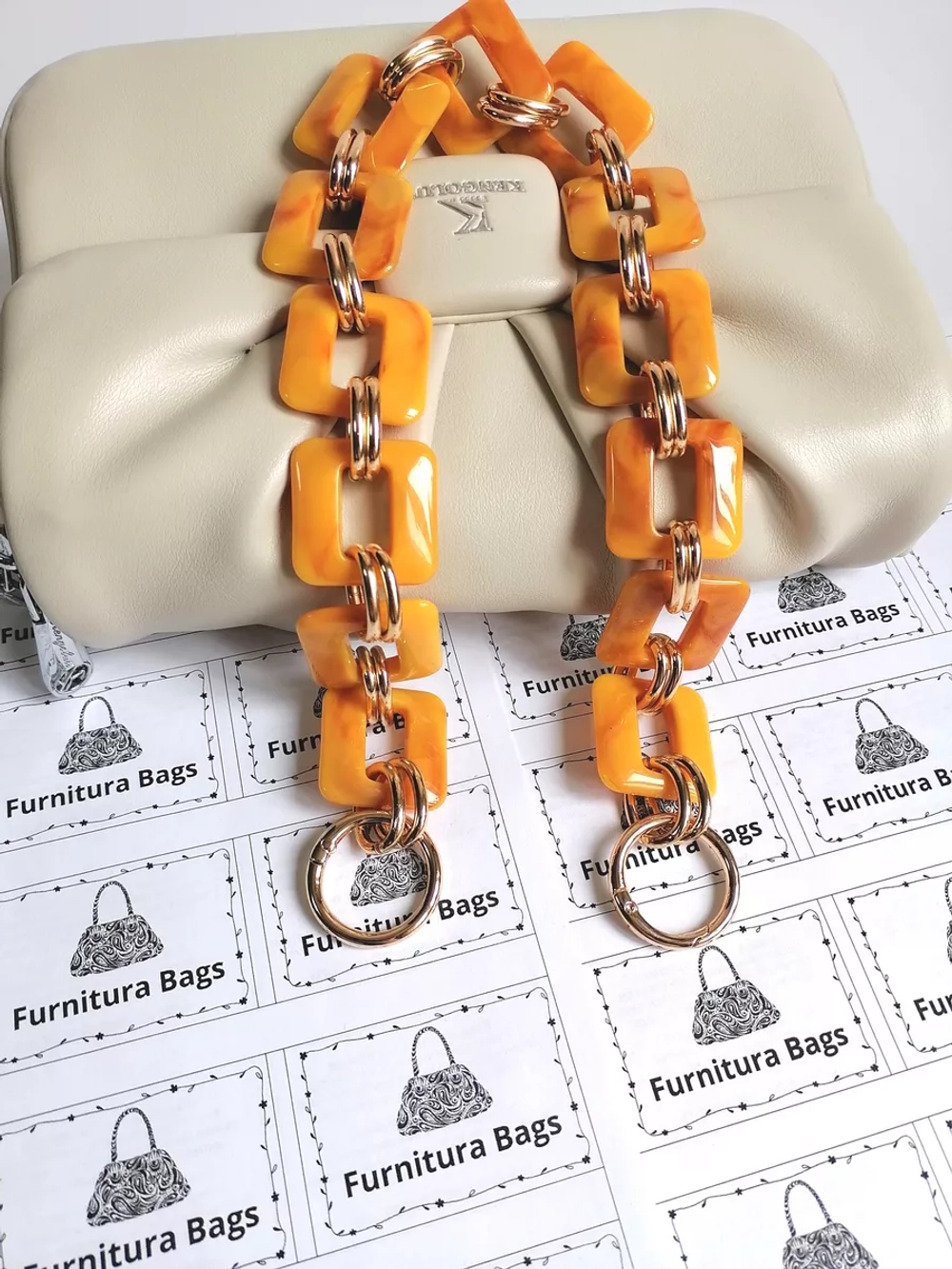 Цепь для сумки акриловая