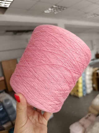 Хлопок 100% с люрексом - бабл гам - 500гр - 100гр/500м