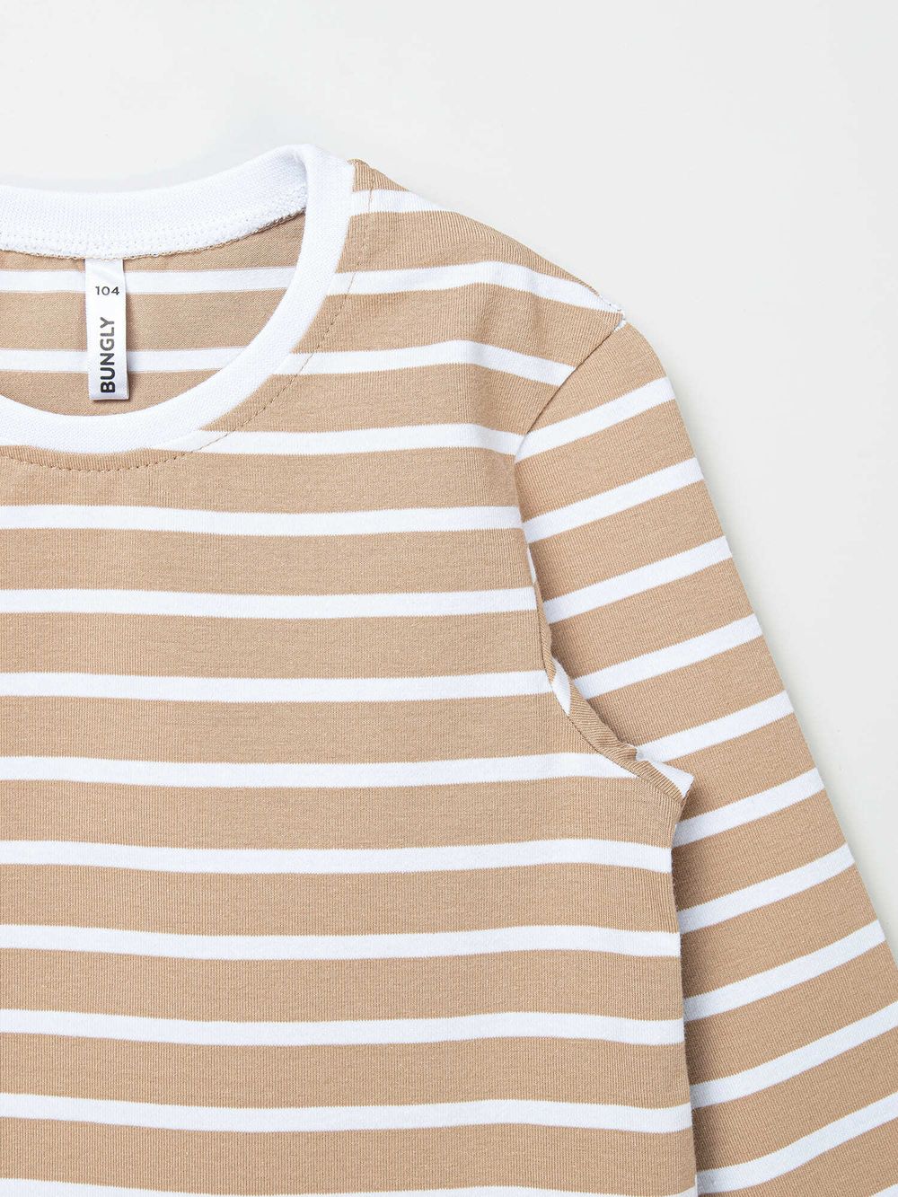 Лонгслив "Полоска Песок"