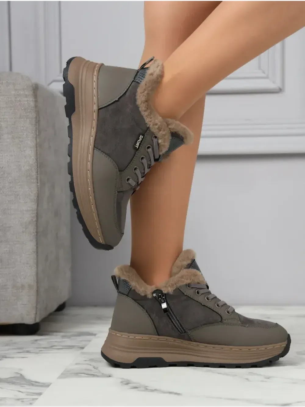 Кроссовки зимние