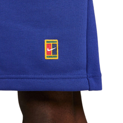 Мужские теннисные шорты Nike Court Fleece Tennis Shorts M - небесный