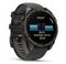 Умные часы Garmin Fenix 8, 47 мм, AMOLED, Sapphire Carbon Gray DLC Titanium with Black/Pebble Gray Silicone Band