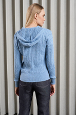 1846 Жакет женский (голубой)