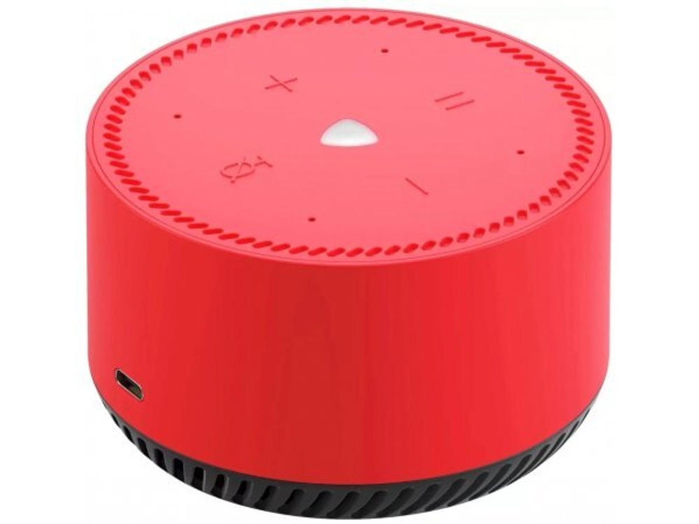 Умная колонка ЯНДЕКС Станция Лайт 5Вт, с голосовым помощником Алиса, красный