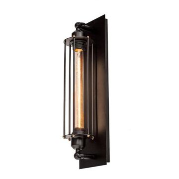 Бра 1*Е27 LOFT2113W чёрный Loft industrial cage LOFT IT