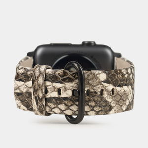 Ремешок для Apple Watch 44/45/46 mm из кожи питона, цвета Natur