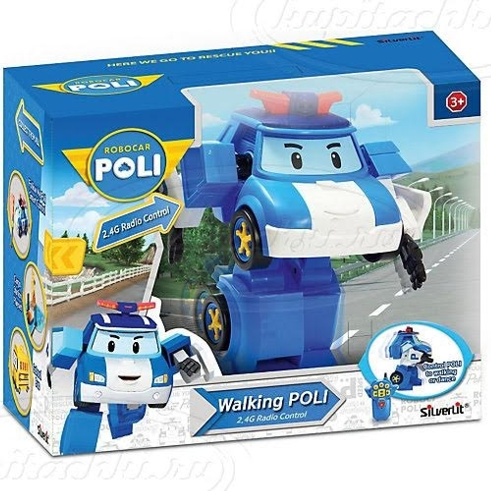 Робот-трансформер Поли на р/у  (31 см) (робот)(Robocar Poli)