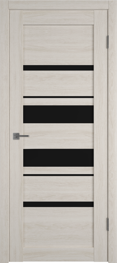 Дверь Atum Pro 29 / Scansom Oak / Black Gloss / Владимирские двери
