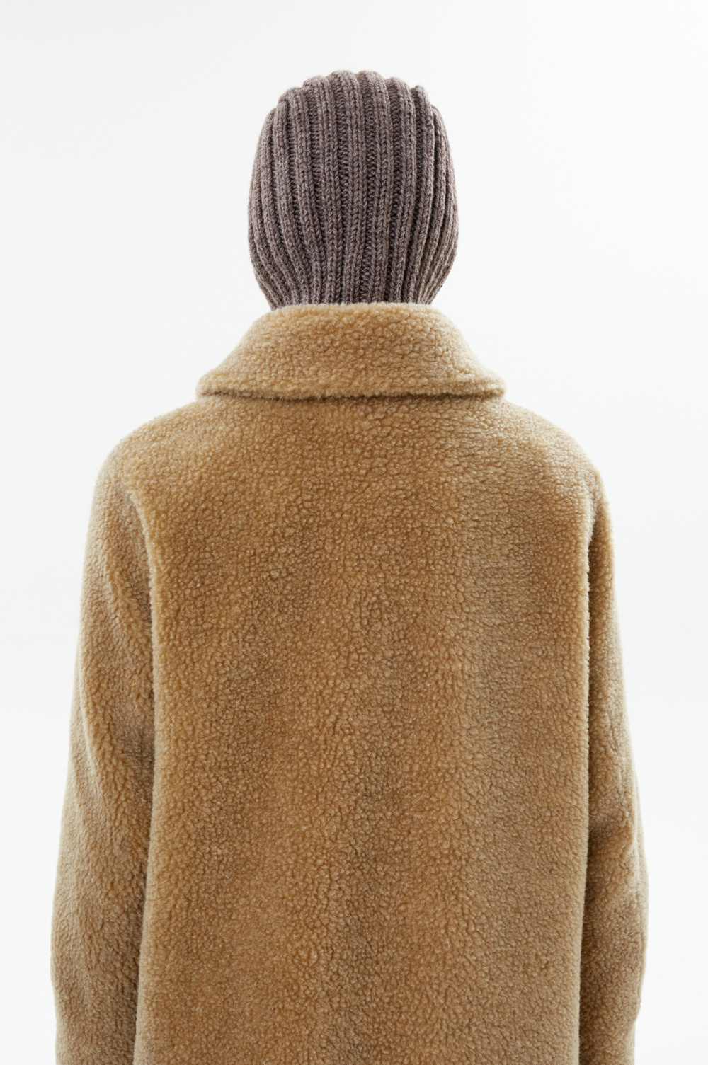 Шуба меховая, коричневый