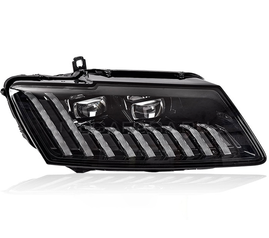 Передние фары Ауди Q5 2009-2018 V3 type [Комплект Л+П; FULL LED; электрокорректор; яркие ходовые огни; динамичный поворотник]