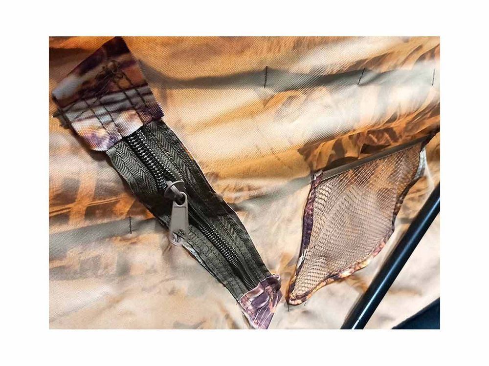 Засидка лежачая ShotTime Люкс, вход с каркасом, камыш (ST-LB-02)