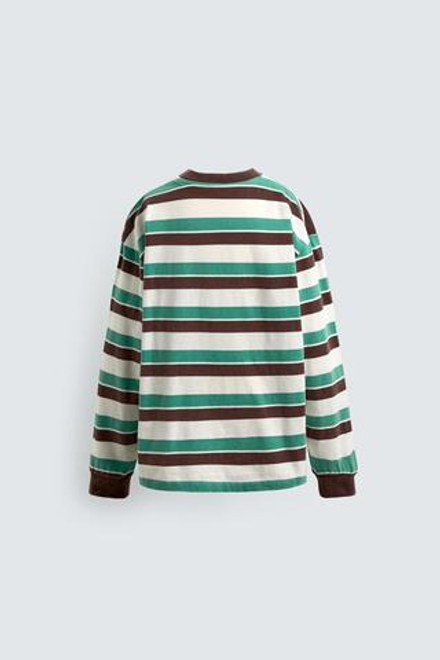 ZARA X DISNEY ФУТБОЛКА В ПОЛОСКУ С НАШИВКОЙ, ПОЛОСКИ