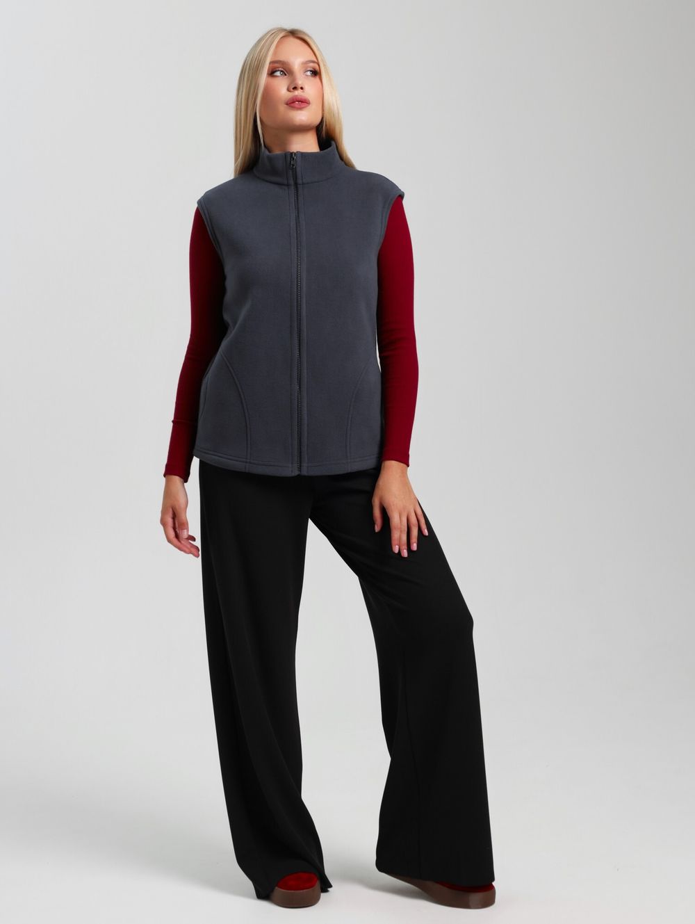 Толстовка (жилетка) Орбита Виотекс СЕРЫЙ