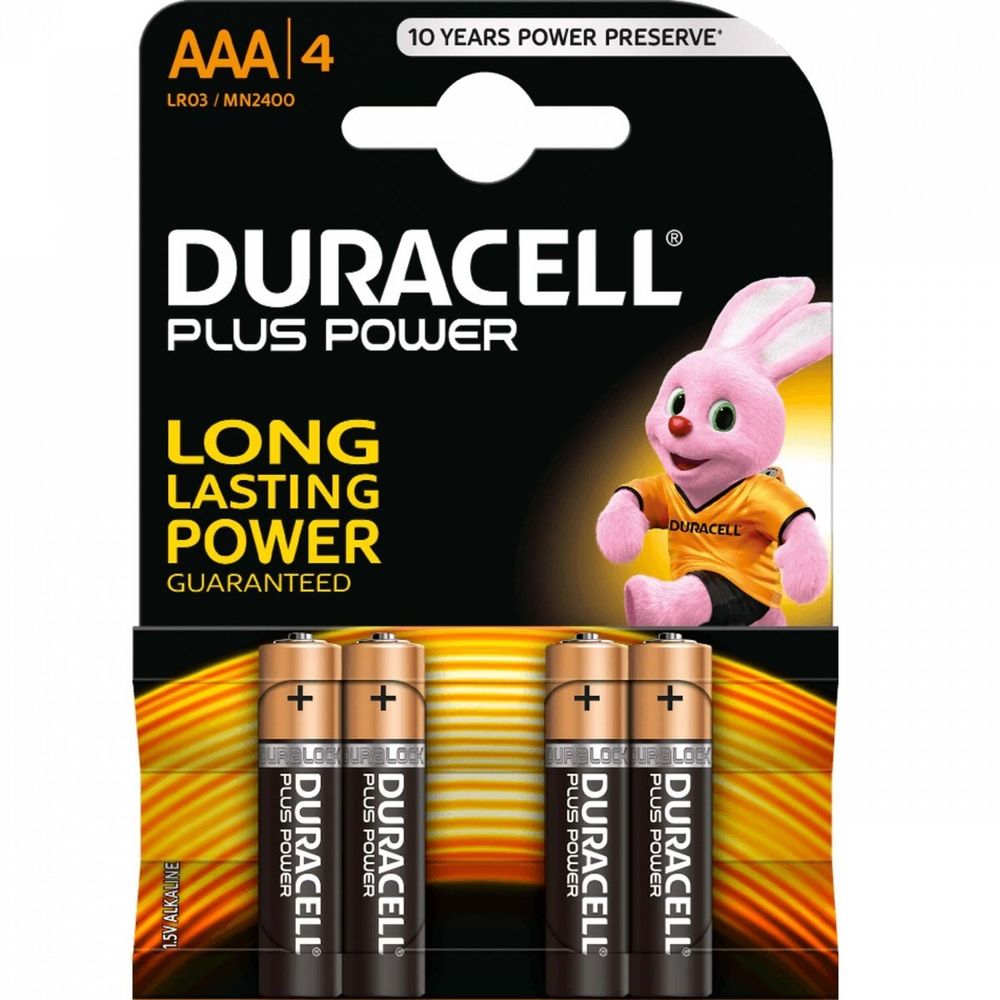 Батарейки AAA(мизинчик) Duracell ROS 4шт/40шт