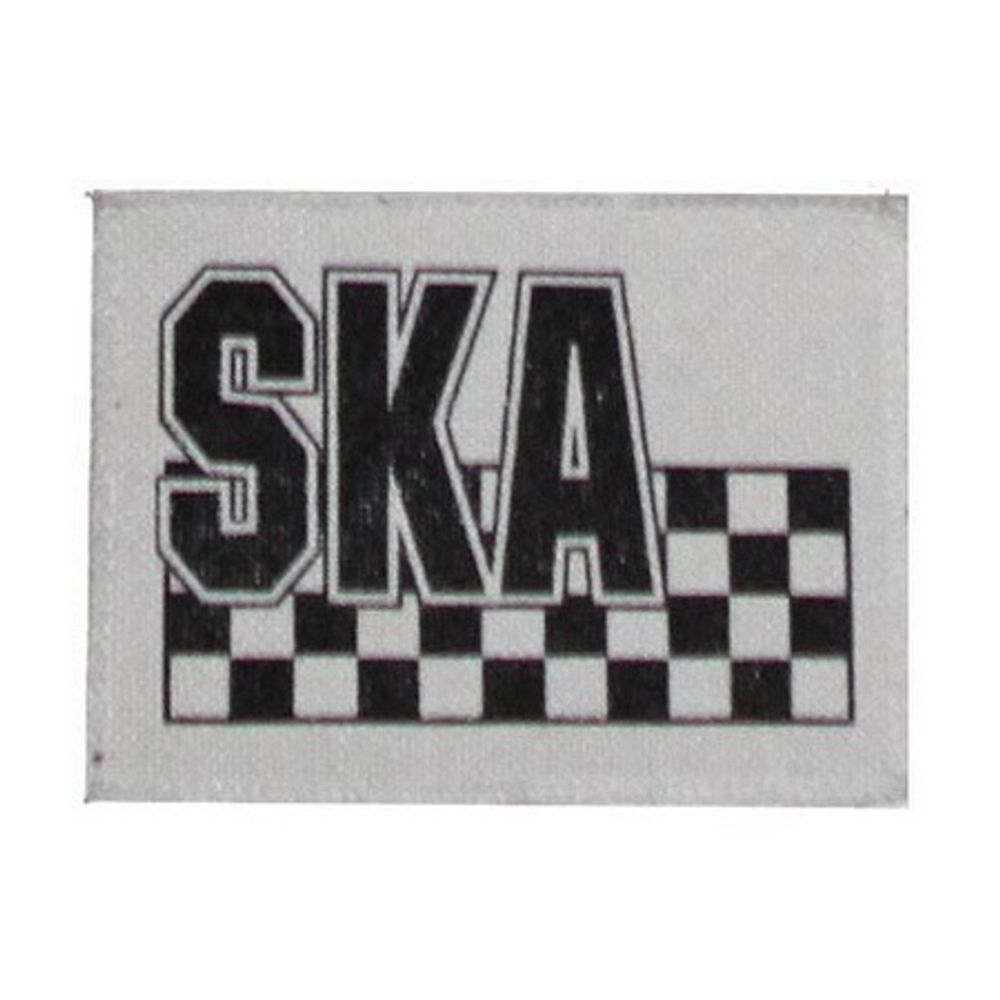 Нашивка Ska - шашка (90X65)